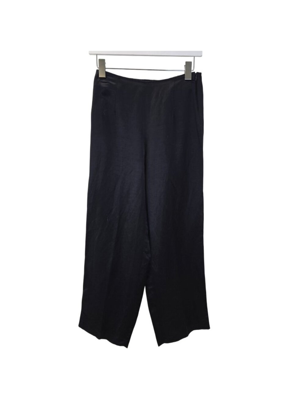 Massimo Dutti Wide Leg Satin Pull-On Trouser Pants Size 2